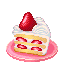 ストロベリースポンジケーキ