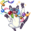 シャム猫&オリエンタルじゃらし